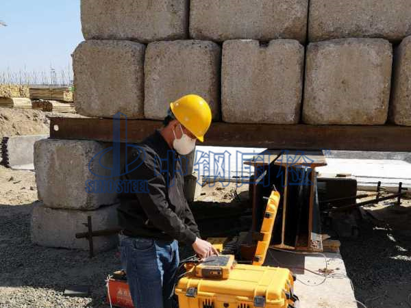 樁基靜載試驗，現場檢測